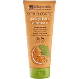 La Saponaria Verstevigende Bodyscrub Bio Ginkgo & Vitamine C - 200 ml