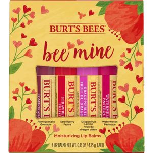 Burt's Bees - Bee Mine - Lippenbalsem - 4-Pack - 4 x 4,25 g