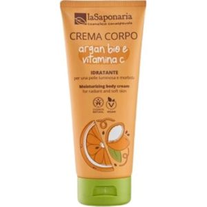 La Saponaria Hydraterende Lichaamscrème Bio Argan & Vitamine C - 200 ml