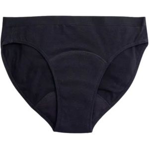 ImseVimse Teen Bikini Menstruatieondergoed Light Flow - Zwart - XS