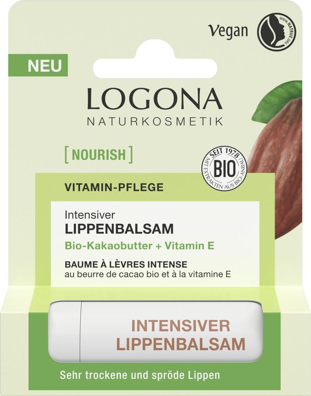 Logona [nourish] Intensieve Lippenbalsem - 4,60 g