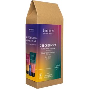 benecos Natural Basics Intensive Cadeauset - Handcrème, Bodylotion & Lip Balm - 1 Set