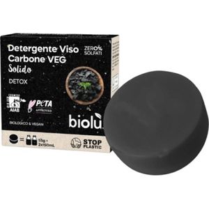 biolù Vaste Gezichtsreiniger met Actieve Kool - 55 g
