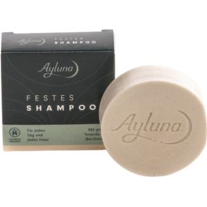 Ayluna Vaste Shampoo Groene Klei en Biologische Groene Thee - 60 g