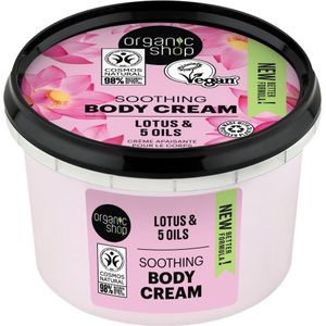 Organic Shop Soothing Body Cream Lotus & 5 Oils - 250 ml