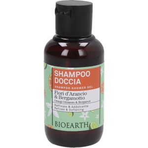Bioearth Family 2in1 Shampoo & Douchegel Sinaasappelbloesem & Bergamot - 100 ml