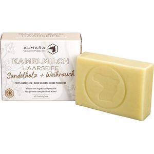 Zhenobya Kamelenmelk Haarzeep - Sandelhout & Wierook