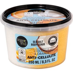 Organic Shop Anti-Cellulite Body Scrub Coconut & Orange - 250 ml