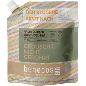 benecosBIO 2in1 Douchegel "Geduscht, nicht gerührt" - Navulling 500 ml