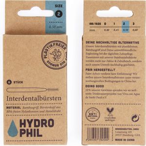 Hydrophil Interdental Brush - Size 2 (0,50 mm)