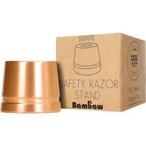 Bambaw - Roségouden Scheermeshouder - Standaard voor Scheermes