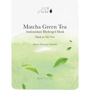 100% Pure Matcha Green Tea Antioxidant Hydrogel Mask - 1 stuk