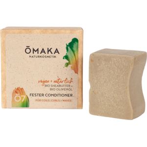 ŌMAKA Naturkosmetik Ō7 Vaste Conditioner met Biologische Sheaboter en Biologische Olijfolie - 60 g
