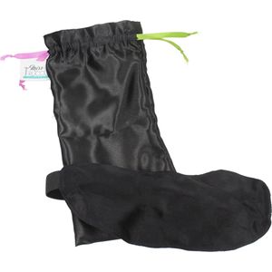 Miss Trucco Zijden Slaapmasker - Zwart