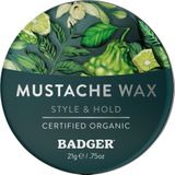 Badger Balm - Moustache Wax - 21 g - Haarwax - Puur Natuurlijk