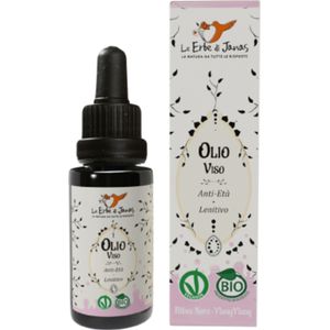 Le Erbe di Janas - Gezichtsolie - 20 ml - Zwarte Bes en Ylang Ylang