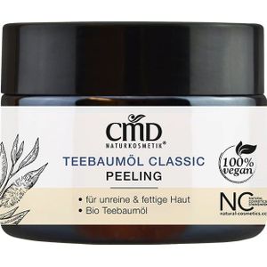 CMD Naturkosmetik Tea Tree Olie Peelingcrème met Helende Klei - 50 ml