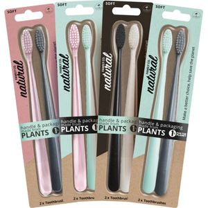 Natural Family CO. Toothbrush Twinpack - 2 Stuks