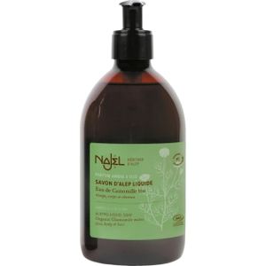 Najel Vloeibare Aleppo Zeep - Amber en Oud - 500 ml