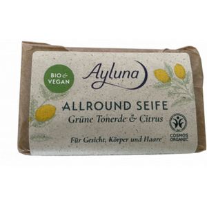 Ayluna Allround Zeep - Groene Klei Citrus - 100 g