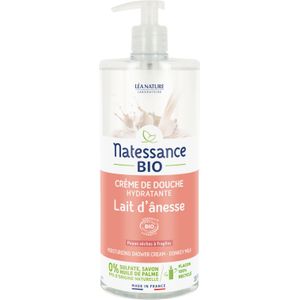 Natessance - Biologische Ezelinnenmelk - Douchecrème - 1000 Gel