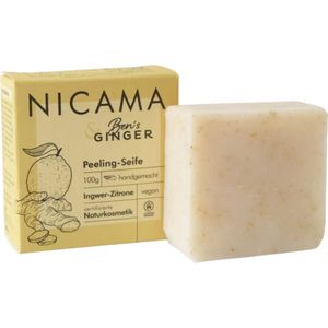 NICAMA "Ben's Ginger" Scrubzeep, Gember-Citroen - 100 g