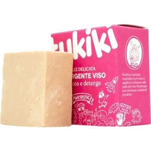 Tukiki Face Wash Bar Clay, Rosehip & Mallow - 70 g