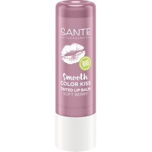 SANTE - Smooth Color Kiss - Lippenbalsem - Soft Berry
