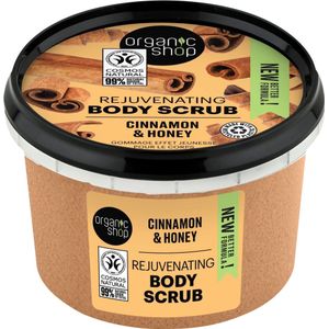 Organic Shop Rejuvenating Body Scrub Cinnamon & Honey - 250 ml