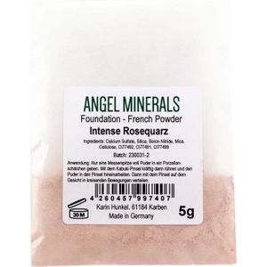 ANGEL MINERALS French Powder Foundation Refill - Intense Rose Quartz