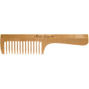 Mister Geppetto Houten Kam - 43x197 mm (met handvat - dik)