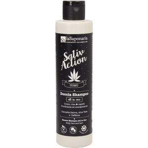 La Saponaria Uomo SativAction All in One Shampoo - 200 ml