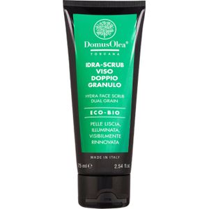 Domus Olea Toscana Gezichtspeeling met Dubbele Scrubkorrels - 75 ml