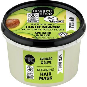 Organic Shop Repairing Hair Mask Avocado & Olive - 250 ml
