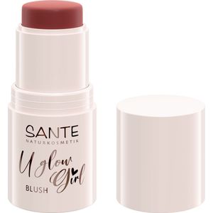 SANTE U Glow Girl Blush Stick - 01 Peach (vegan)