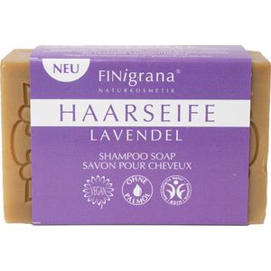 FINigrana Bio & Naturkosmetik Aleppo Haarzeep, Lavendel - 100 g
