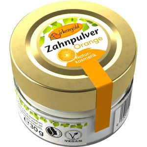 Birkengold - Tandpoeder - Oranje - 30 g - Plasticvrij - Natuurlijke Cosmetica