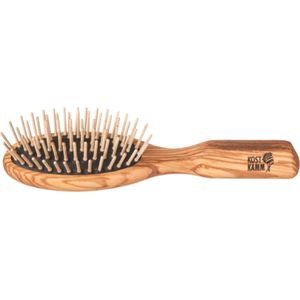 KOSTKAMM Olijfhouten Borstel 6 Rijen - 1 Stuk
