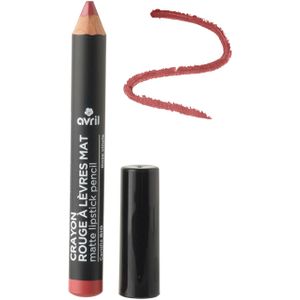 Avril Matte Lipstick Pencil Jumbo - Rose vinyle