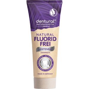 happybrush dentural natuurlijk witmakende tandpasta - 75 ml