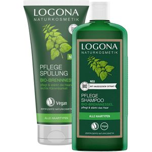 Logona Brandnetel Haarverzorgingsset - Set van 2 - 1 Set