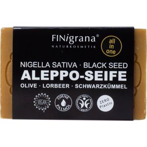 FINigrana Bio & Naturkosmetik Aleppo Zeep met Zwarte Komijn - 100 g