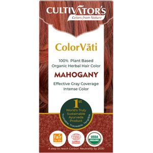 CULTIVATOR'S ColorVãti Organic Herbal Hair Color - 13 Mahogany - 100 g