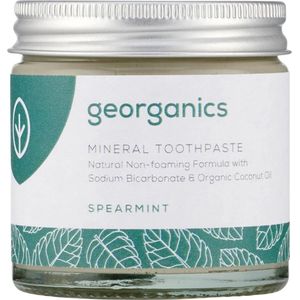 Georganics - Biologische Bleekpasta - Muntgroen - 60 ml - Zonder Schuimende Formule