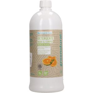 Greenatural Mint & Orange Mild Liquid Soap - 1000 ml