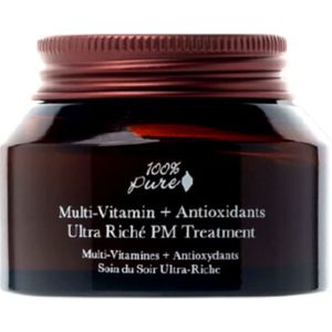 100% Pure Multi-Vitamin + Antioxidants Ultra Riché PM Treatment - 42,50 g