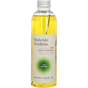 GIVING LOVE TO Lichaams- & Massageolie "Versterkende Bosliefde" - The Woods - 200 ml
