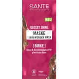 Sante - 1 Min Wonder Mask - Haarmasker - 20 ml - Glossy Shine