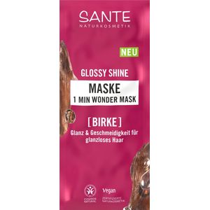 Sante - 1 Min Wonder Mask - Haarmasker - 20 ml - Glossy Shine