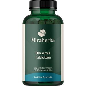 Miraherba Biologische Amla Tabletten - 200 Tabletten